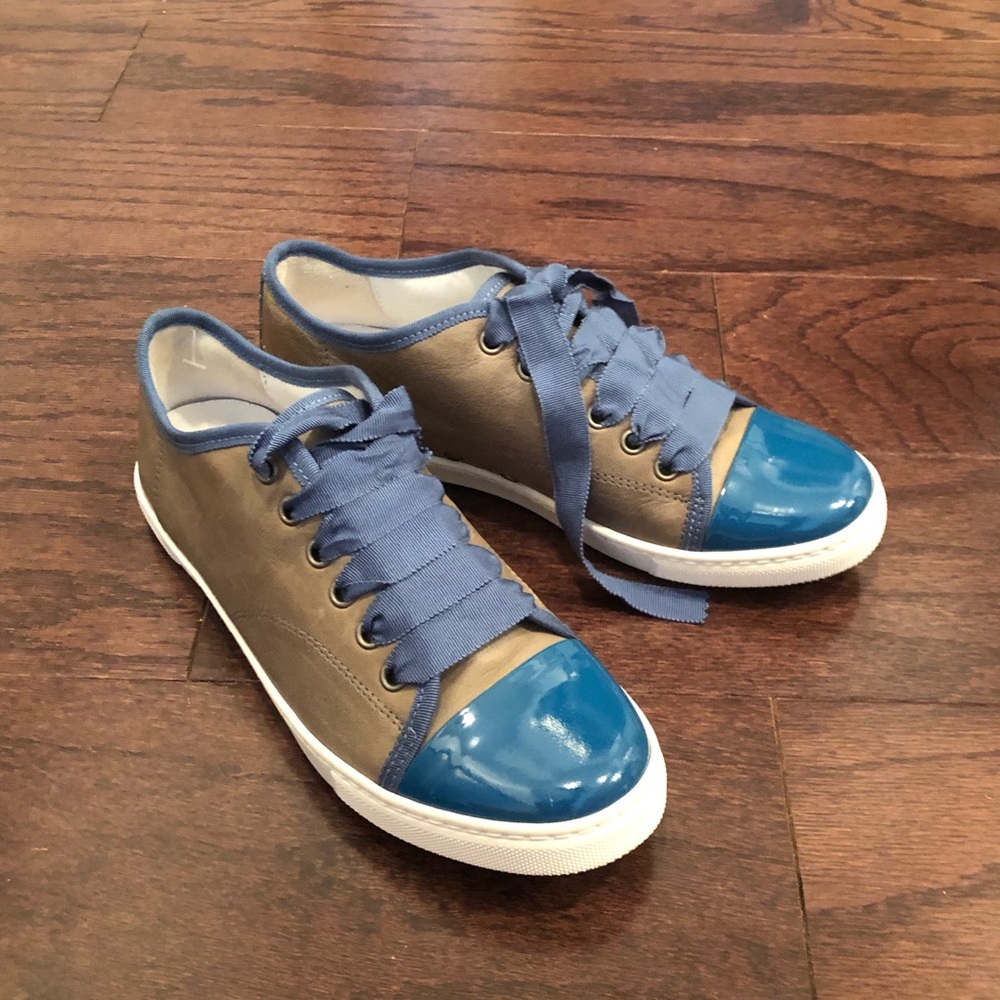 Lanvin cap-toe low-top sneaker